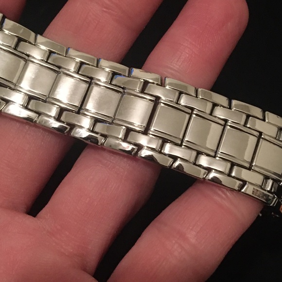 VINTAGE JAPAN MOVT Men’s Silver Tone Watch - Picture 4 of 9